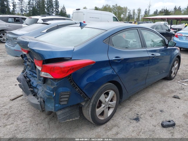 2013 Hyundai Elantra Gls მანქანა იყიდება აუქციონზე, vin: KMHDH4AE1DU988752, აუქციონის ნომერი: 44919617