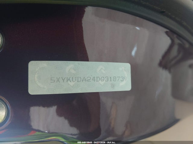 2013 Kia Sorento Ex V6 მანქანა იყიდება აუქციონზე, vin: 5XYKUDA24DG318739, აუქციონის ნომერი: 44919949