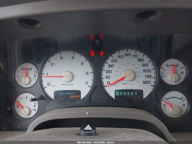2005 Dodge Ram 1500 Slt/laramie მანქანა იყიდება აუქციონზე, vin: 1D7HA18DX5S281819, აუქციონის ნომერი: 44919988