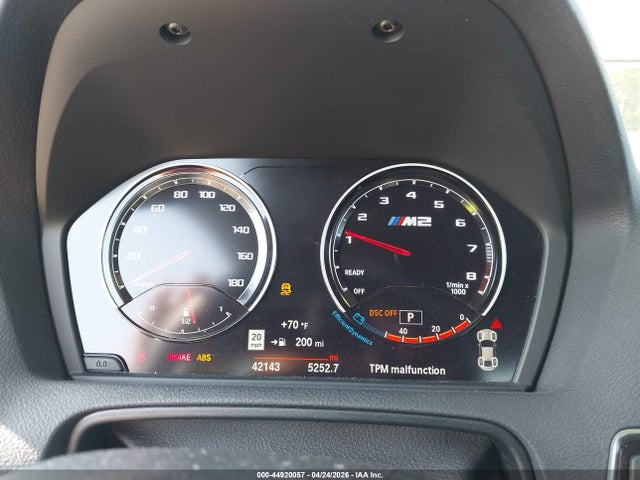 44920057 :رقم المزاد ، WBS2U7C04L7E52624 vin ، 2020 Bmw M2 Competition مزاد بيع