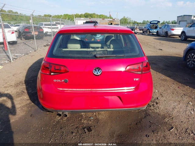 2017 Volkswagen Golf Tsi S 4-door/tsi Se 4-door/tsi Sel 4-door/tsi Wolfsburg Edition 4-door მანქანა იყიდება აუქციონზე, vin: 3VW217AU2HM030087, აუქციონის ნომერი: 44920237