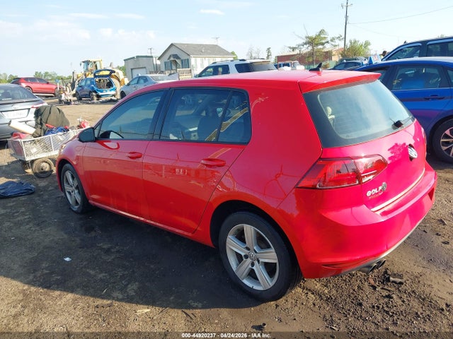 2017 Volkswagen Golf Tsi S 4-door/tsi Se 4-door/tsi Sel 4-door/tsi Wolfsburg Edition 4-door მანქანა იყიდება აუქციონზე, vin: 3VW217AU2HM030087, აუქციონის ნომერი: 44920237