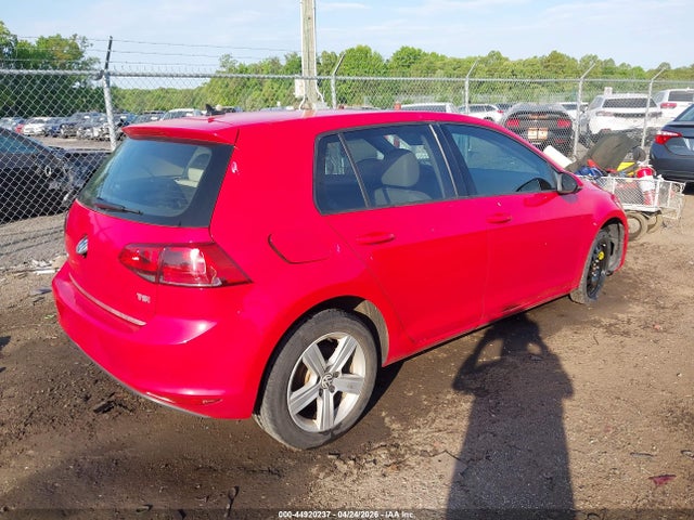 2017 Volkswagen Golf Tsi S 4-door/tsi Se 4-door/tsi Sel 4-door/tsi Wolfsburg Edition 4-door მანქანა იყიდება აუქციონზე, vin: 3VW217AU2HM030087, აუქციონის ნომერი: 44920237