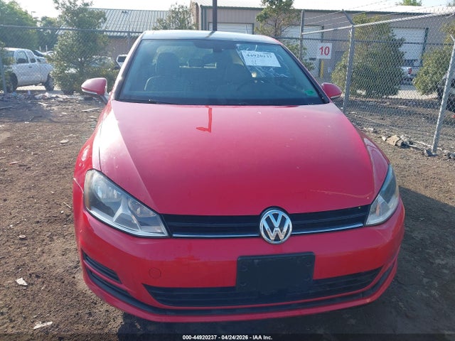 2017 Volkswagen Golf Tsi S 4-door/tsi Se 4-door/tsi Sel 4-door/tsi Wolfsburg Edition 4-door მანქანა იყიდება აუქციონზე, vin: 3VW217AU2HM030087, აუქციონის ნომერი: 44920237