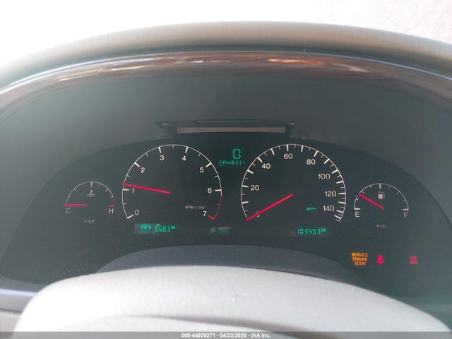2003 Cadillac Deville Dts მანქანა იყიდება აუქციონზე, vin: 1G6KF57993U141609, აუქციონის ნომერი: 44920271