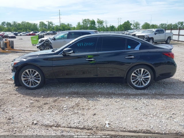 2019 Infiniti Q50 3.0t Luxe მანქანა იყიდება აუქციონზე, vin: JN1EV7AR0KM556434, აუქციონის ნომერი: 44920445