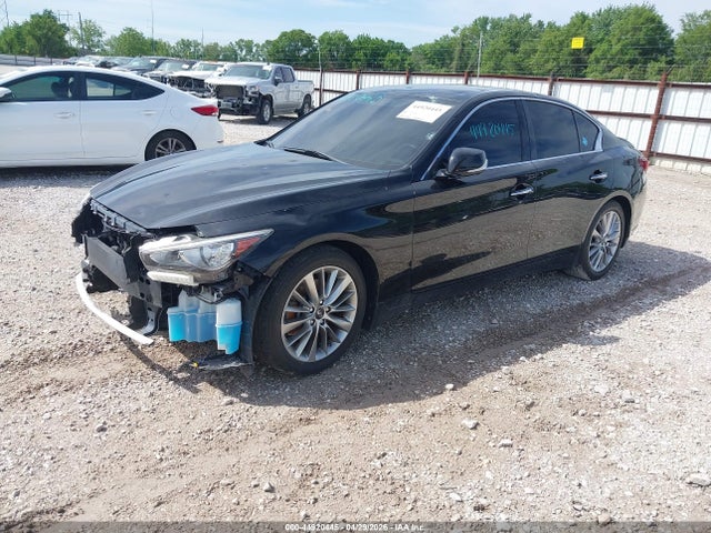2019 Infiniti Q50 3.0t Luxe მანქანა იყიდება აუქციონზე, vin: JN1EV7AR0KM556434, აუქციონის ნომერი: 44920445