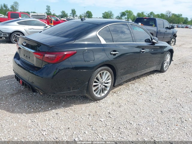 2019 Infiniti Q50 3.0t Luxe მანქანა იყიდება აუქციონზე, vin: JN1EV7AR0KM556434, აუქციონის ნომერი: 44920445