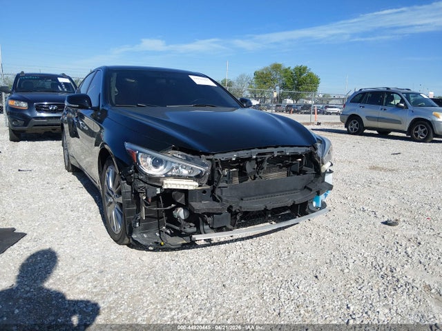 2019 Infiniti Q50 3.0t Luxe მანქანა იყიდება აუქციონზე, vin: JN1EV7AR0KM556434, აუქციონის ნომერი: 44920445
