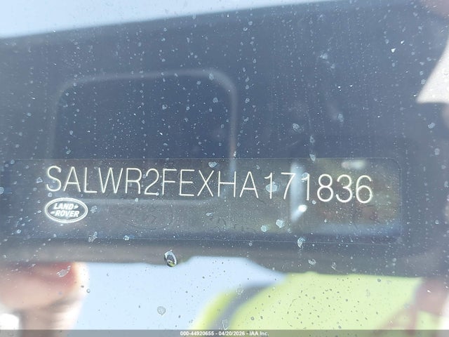 SALWR2FEXHA171836 Land Rover Range Rover Sport 5.0l V8 Supercharged/5.0l V8 Supercharged Dynamic