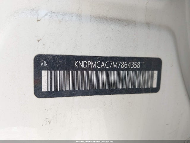 Продаж на аукціоні авто 2021 Kia Sportage Lx, vin: KNDPMCAC7M7864358, номер лоту: 44920656