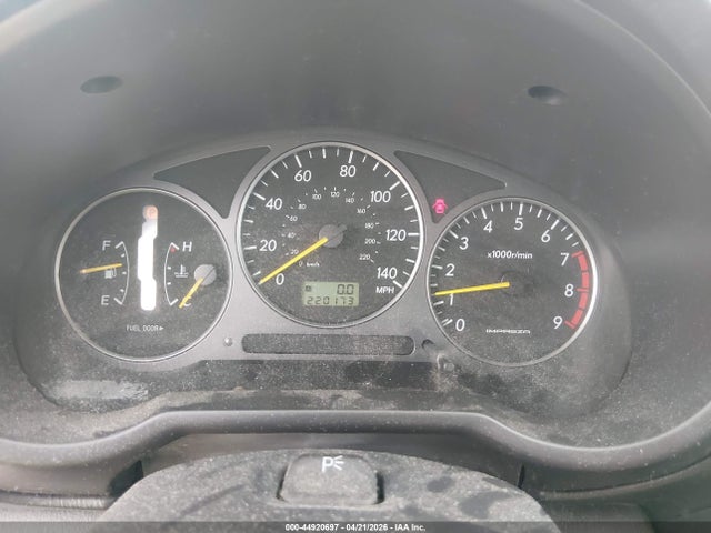 2002 Subaru Impreza Wrx მანქანა იყიდება აუქციონზე, vin: JF1GG29672H829610, აუქციონის ნომერი: 44920697