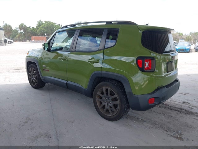 Продажа на аукционе авто 2016 Jeep Renegade 75th Anniversary, vin: ZACCJABW1GPD69407, номер лота: 44920842
