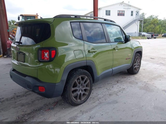 Продажа на аукционе авто 2016 Jeep Renegade 75th Anniversary, vin: ZACCJABW1GPD69407, номер лота: 44920842