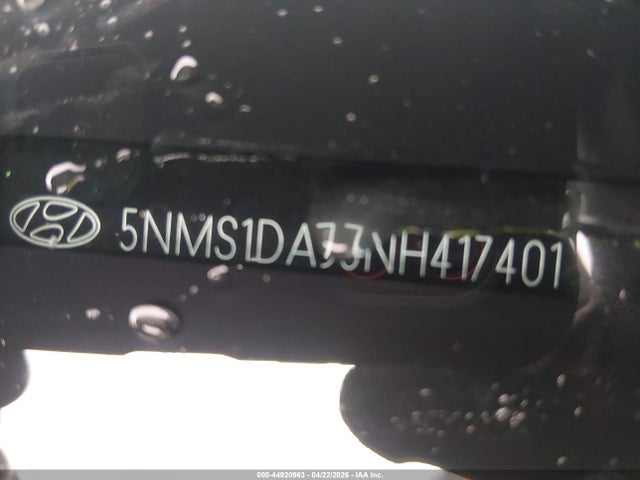 Продаж на аукціоні авто 2022 Hyundai Santa Fe Se, vin: 5NMS1DAJ3NH417401, номер лоту: 44920963