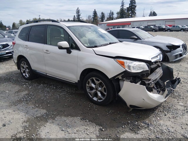 2015 Subaru Forester 2.5i Touring მანქანა იყიდება აუქციონზე, vin: JF2SJAWC9FH551102, აუქციონის ნომერი: 44921056