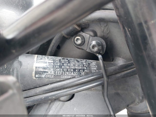 Kawasaki Kle650 F 2019 JKALEEF12KDA30136 Image 10