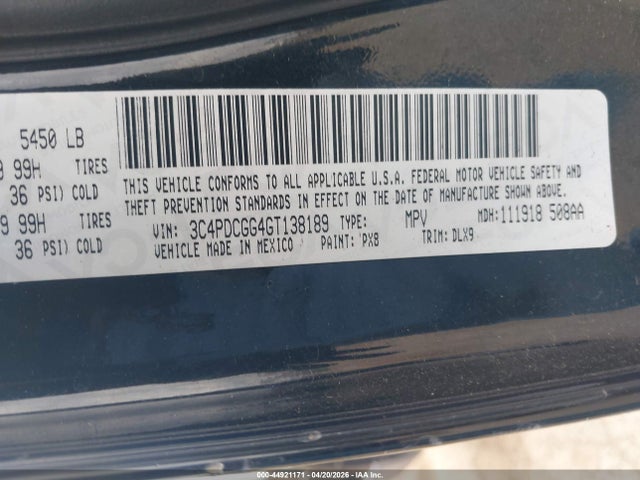 3C4PDCGG4GT138189 Dodge Journey Crossroad Plus