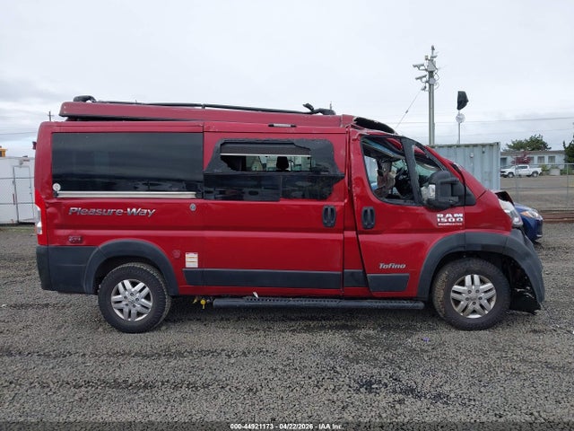 44921173 :رقم المزاد ، 3C6LRVAG7NE131797 vin ، 2023 Ram Promaster 1500 مزاد بيع