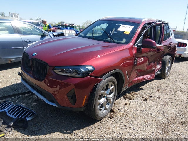 Aukcja sprzedaży 2022 Bmw X3 Xdrive30i, vin: 5UX53DP08N9L07783, numer aukcji: 44921182