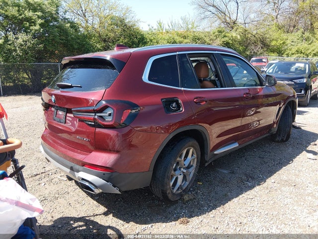 Aukcja sprzedaży 2022 Bmw X3 Xdrive30i, vin: 5UX53DP08N9L07783, numer aukcji: 44921182