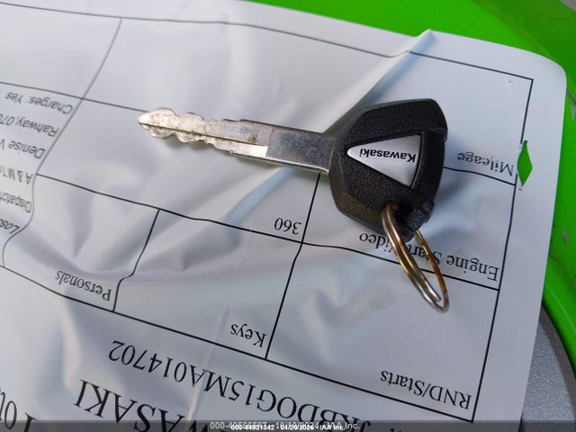 44921342 :رقم المزاد ، JKBZXJG15MA014702 vin ، 2021 Kawasaki Zx636 K مزاد بيع