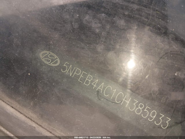 Продаж на аукціоні авто 2012 Hyundai Sonata Gls, vin: 5NPEB4AC1CH385933, номер лоту: 44921713