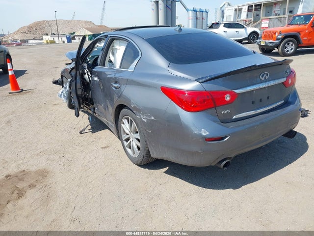 2017 Infiniti Q50 3.0t Premium მანქანა იყიდება აუქციონზე, vin: JN1EV7AR4HM830551, აუქციონის ნომერი: 44921719