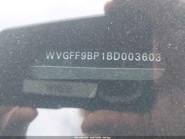 Продаж на аукціоні авто 2011 Volkswagen Touareg Vr6 Sport, vin: WVGFF9BP1BD003603, номер лоту: 44921803