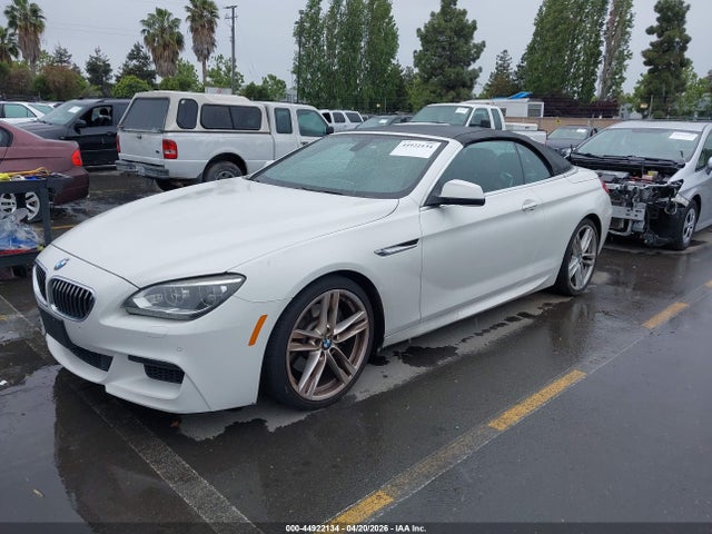 2012 Bmw 640i მანქანა იყიდება აუქციონზე, vin: WBALW7C53CC618425, აუქციონის ნომერი: 44922134