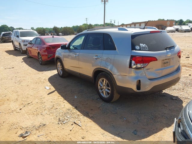 2014 Kia Sorento Lx მანქანა იყიდება აუქციონზე, vin: 5XYKT3A64EG527271, აუქციონის ნომერი: 44922166