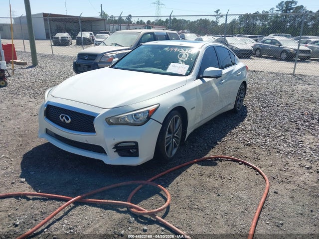 44922168 :رقم المزاد ، JN1AV7AR2EM703050 vin ، 2014 Infiniti Q50 Hybrid Sport مزاد بيع