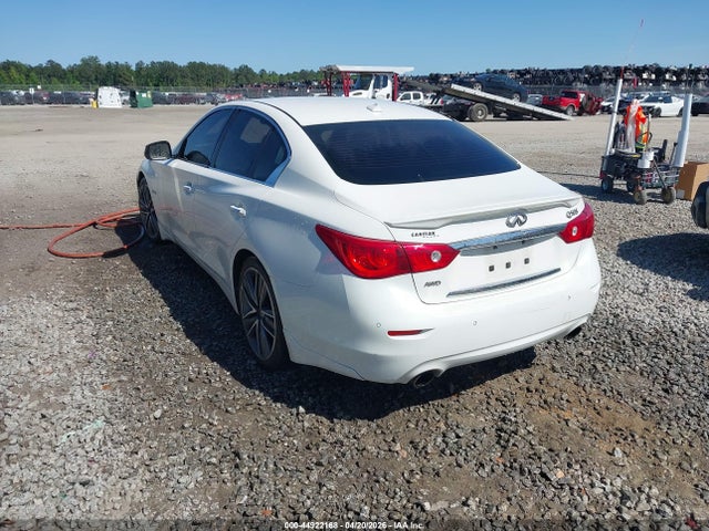 44922168 :رقم المزاد ، JN1AV7AR2EM703050 vin ، 2014 Infiniti Q50 Hybrid Sport مزاد بيع