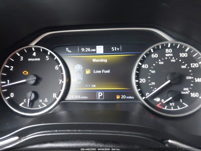 2020 Nissan Maxima Sl Xtronic Cvt მანქანა იყიდება აუქციონზე, vin: 1N4AA6DVXLC372819, აუქციონის ნომერი: 44922260