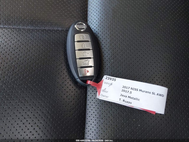 Aukcja sprzedaży 2017 Nissan Murano Sl, vin: 5N1AZ2MHXHN159270, numer aukcji: 44922296