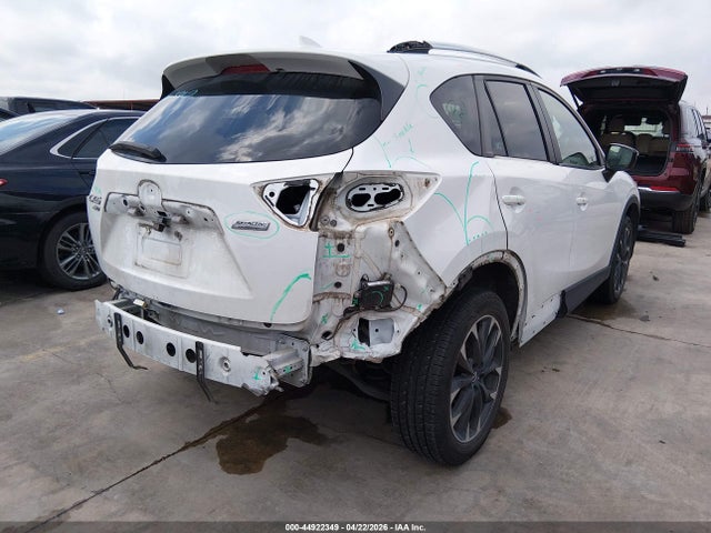 2016 Mazda Cx-5 Grand Touring მანქანა იყიდება აუქციონზე, vin: JM3KE4DY5G0820920, აუქციონის ნომერი: 44922349