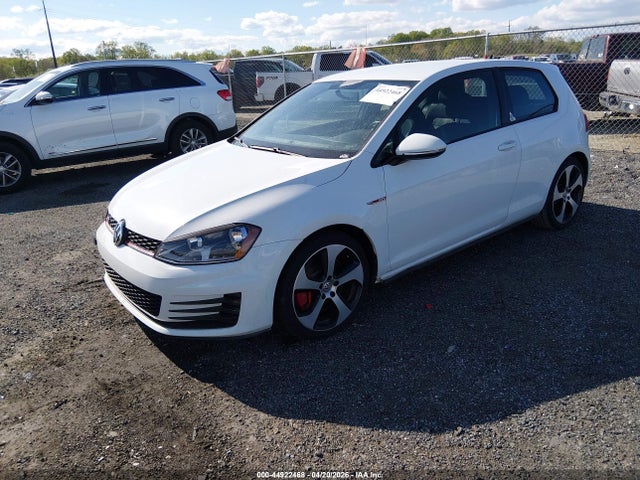 44922468 :رقم المزاد ، 3VWY47AU0GM011098 vin ، 2016 Volkswagen Golf Gti S W/performance Package 2-door مزاد بيع