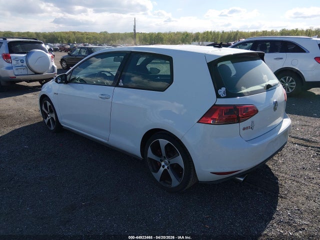 44922468 :رقم المزاد ، 3VWY47AU0GM011098 vin ، 2016 Volkswagen Golf Gti S W/performance Package 2-door مزاد بيع