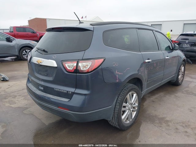 44922579 :رقم المزاد ، 1GNKRFED2DJ243345 vin ، 2013 Chevrolet Traverse Ls مزاد بيع