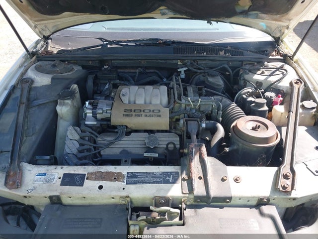 44922654 :رقم المزاد ، 2G4WD54L6M1420111 vin ، 1991 Buick Regal Limited مزاد بيع