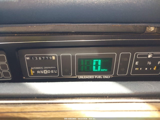 44922654 :رقم المزاد ، 2G4WD54L6M1420111 vin ، 1991 Buick Regal Limited مزاد بيع