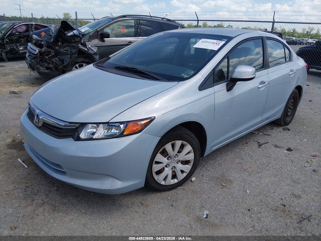 2012 Honda Civic Lx მანქანა იყიდება აუქციონზე, vin: 2HGFB2F5XCH597579, აუქციონის ნომერი: 44922689
