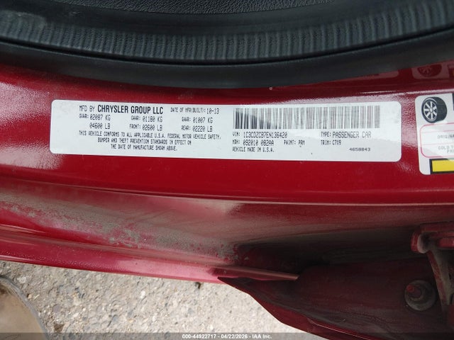 2014 Dodge Avenger Sxt მანქანა იყიდება აუქციონზე, vin: 1C3CDZCB7EN136420, აუქციონის ნომერი: 44922717