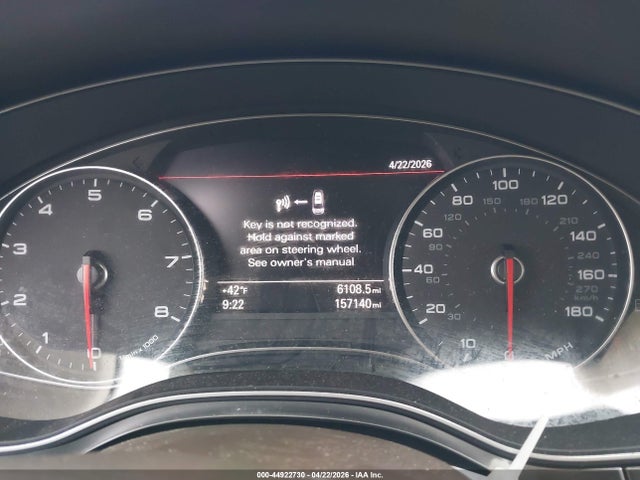 44922730 :رقم المزاد ، WAUBGAFC2CN025837 vin ، 2012 Audi A6 3.0 Premium مزاد بيع