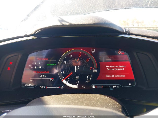 44922785 :رقم المزاد ، 1G1YB2D45P5115026 vin ، 2023 Chevrolet Corvette Stingray Rwd  2lt مزاد بيع