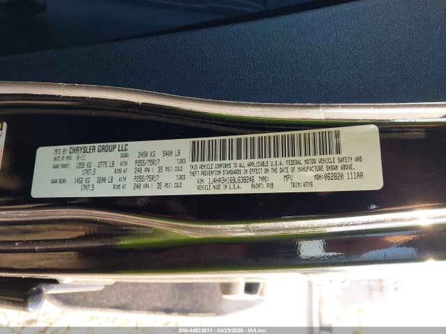 Aukcja sprzedaży 2011 Jeep Wrangler Unlimited Sport, vin: 1J4HA3H16BL638246, numer aukcji: 44923011