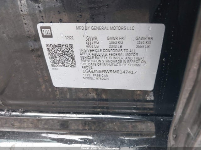 Cadillac Ct5 Premium Luxury 2021 1G6DN5RW9M0147417 Image 9