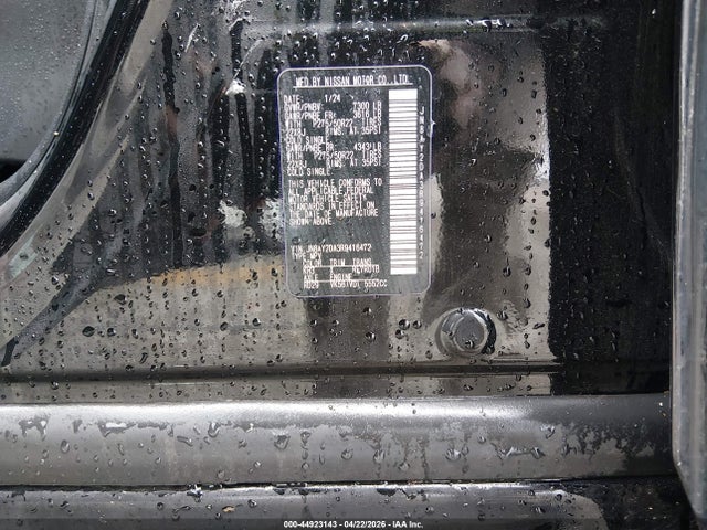 2024 Nissan Armada Platinum 2wd მანქანა იყიდება აუქციონზე, vin: JN8AY2DA3R9416472, აუქციონის ნომერი: 44923143