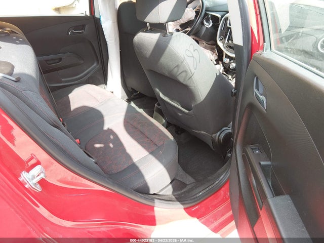 Aukcja sprzedaży 2018 Chevrolet Sonic Lt Auto, vin: 1G1JD6SH8J4125135, numer aukcji: 44923183