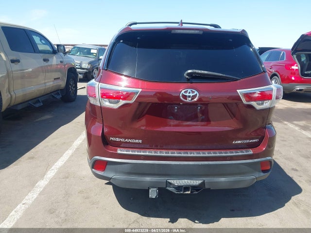 Toyota Highlander Limited V6 2015 5TDDKRFH8FS135391 Image 17